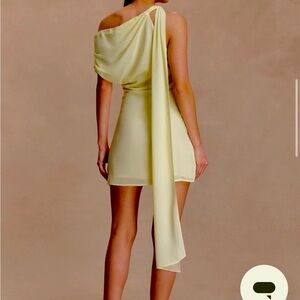 NWT Meshki Daisie Lemon Mini Dress